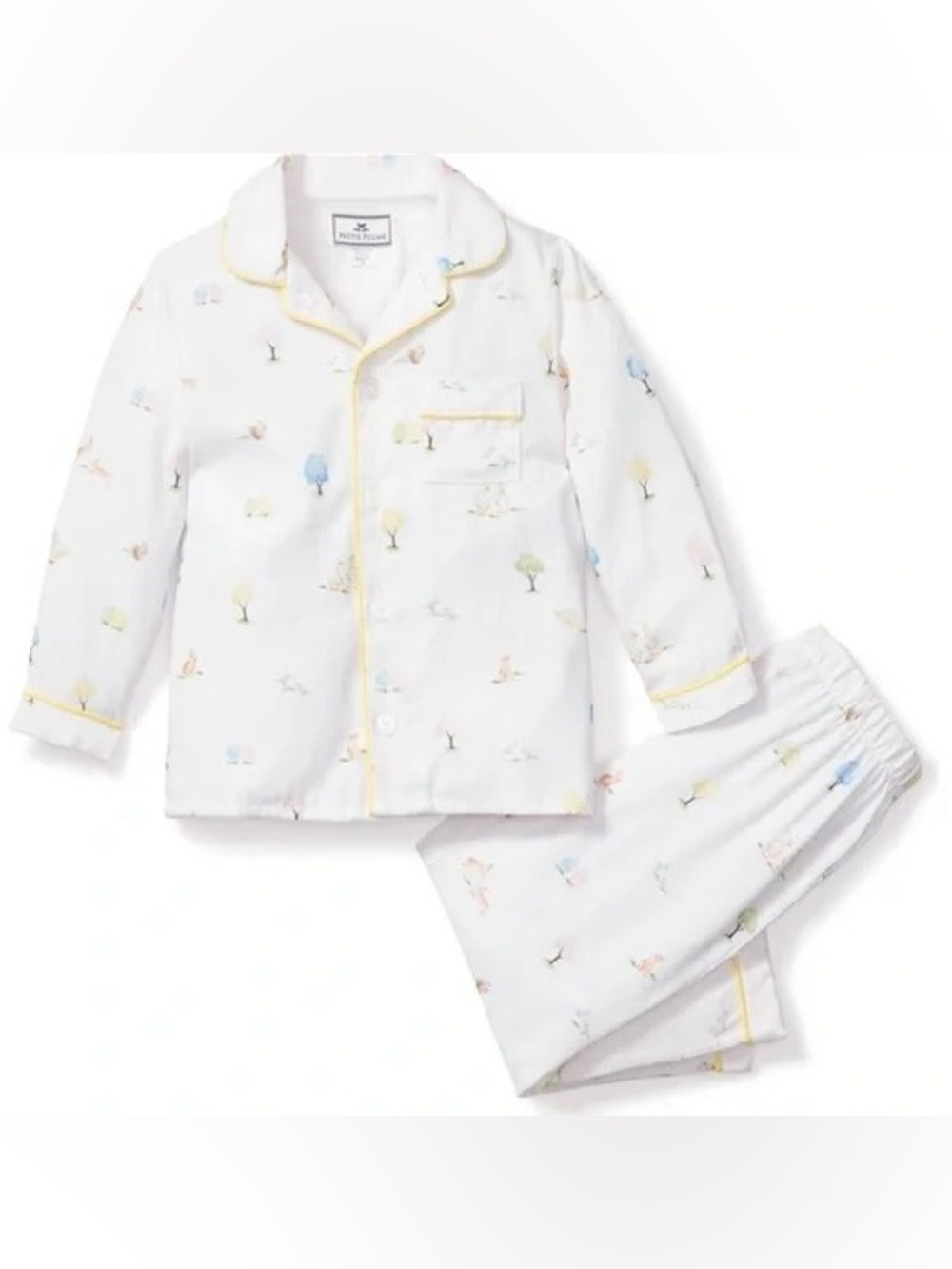 Petite Plume Kid's Twill Pajama Set's Gingham Size: (2T) EUC
